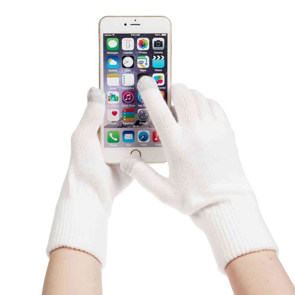 Перчатки сенсорные Urban Flow, молочно-белые - 4