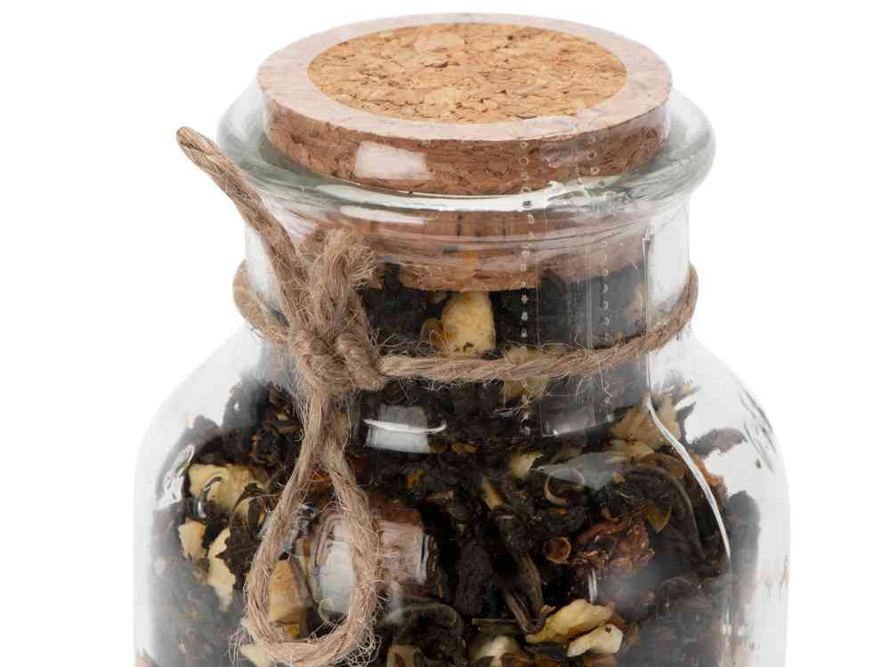 Чай зеленый, с соком ананаса и кусочками яблока/облепихи - 3