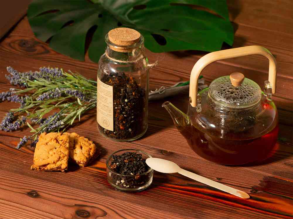 Чай черный, с соком ананаса, мёдом и облепихой - 4