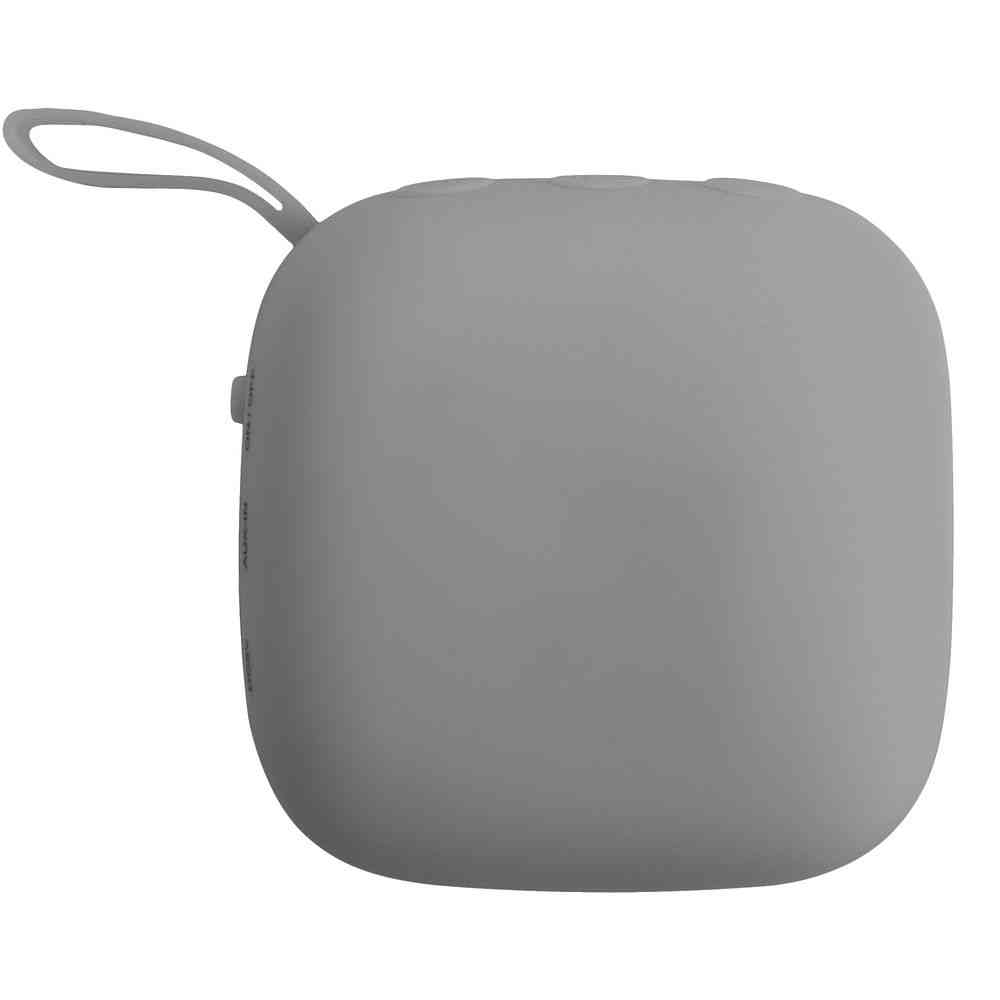 Беспроводная колонка Chubby, серая с голубым - 5