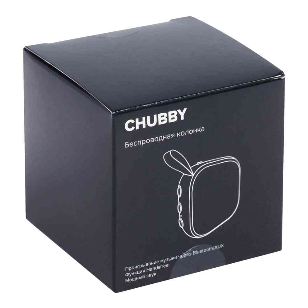Беспроводная колонка Chubby, серая с красным - 8