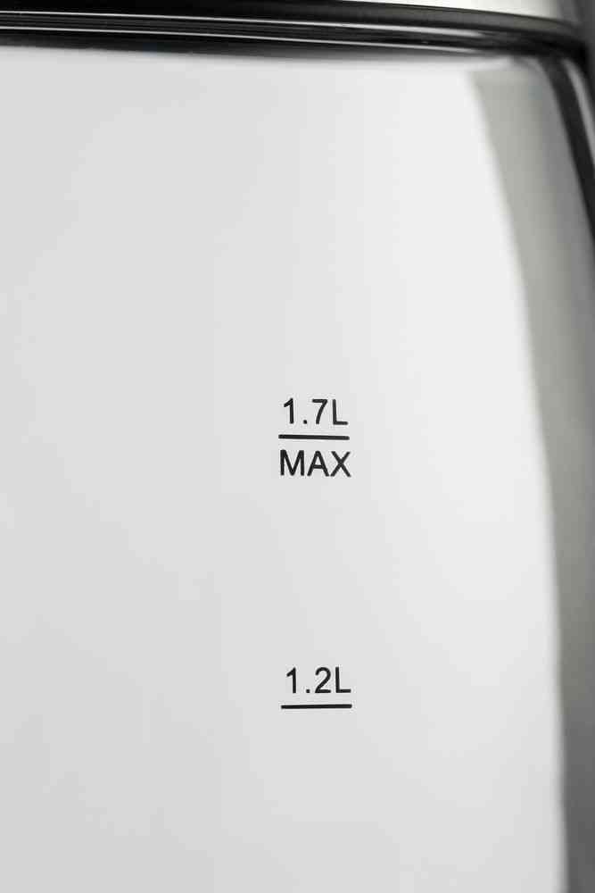 Электрический чайник Lumimore, стеклянный, серебристо-черный - 5