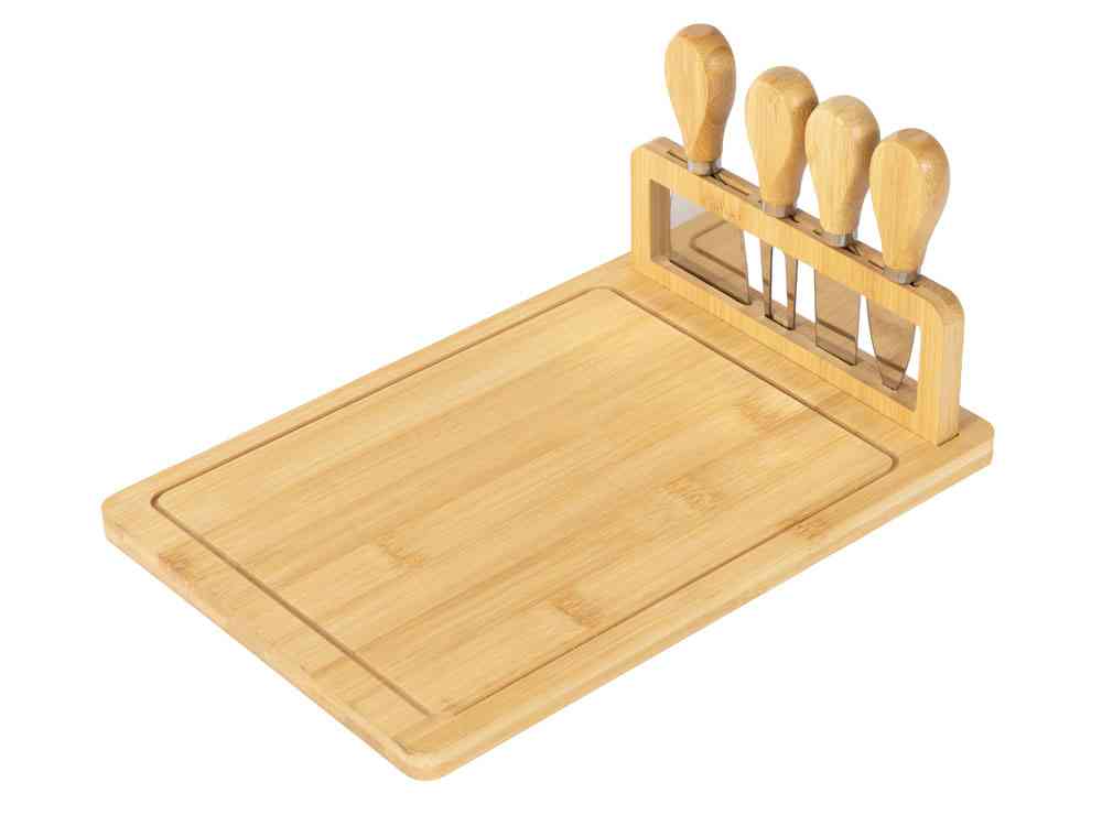Набор для сыра из бамбука со съемной подставкой Camembert - 2