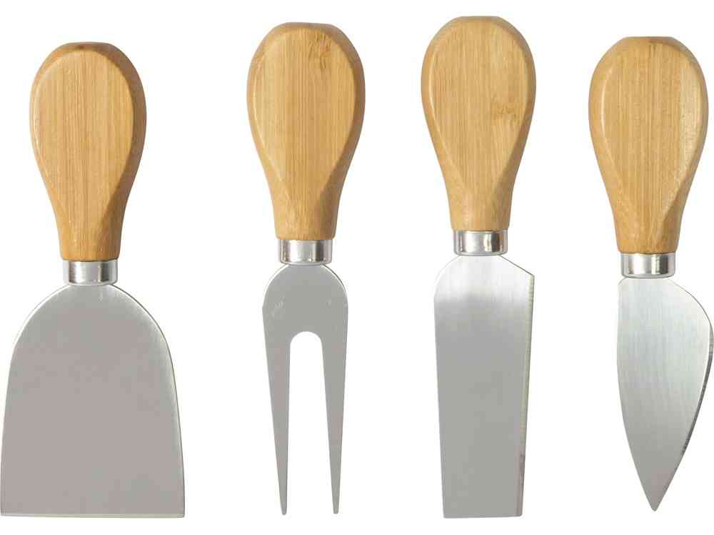 Набор для сыра из бамбука со съемной подставкой Camembert - 7