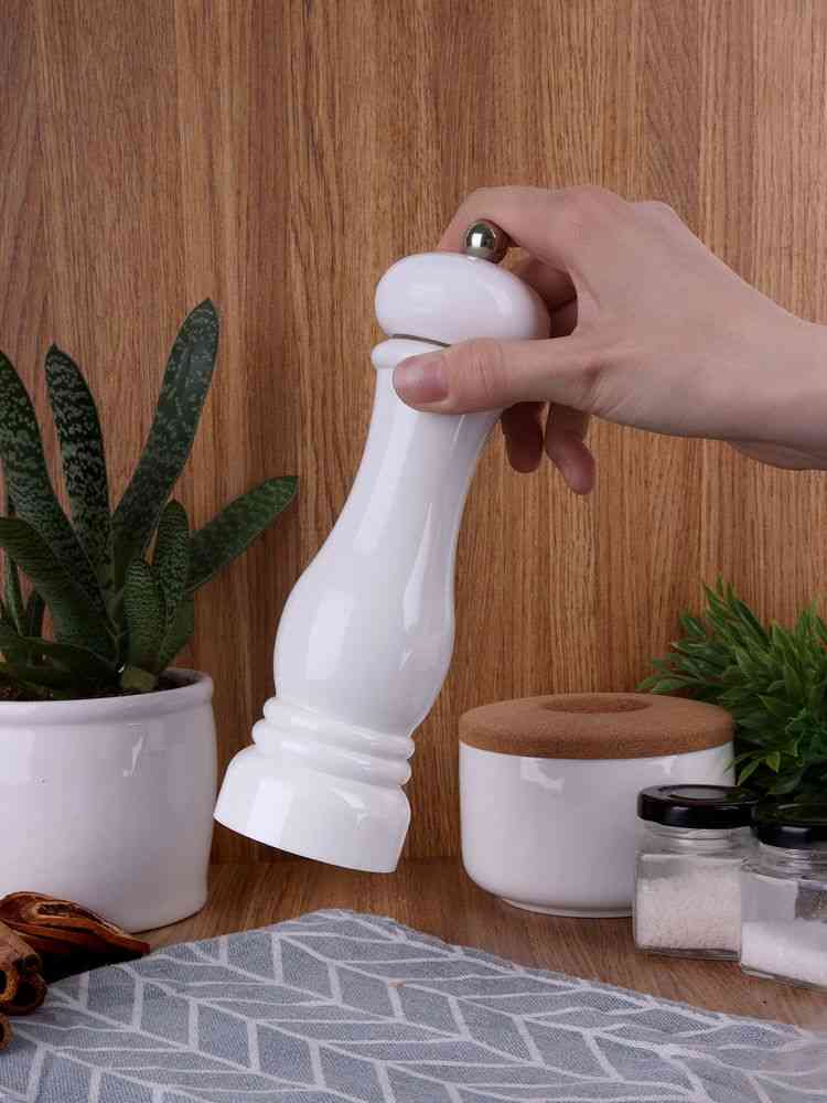 Механическая мельница для специй Gambit, белая - 5