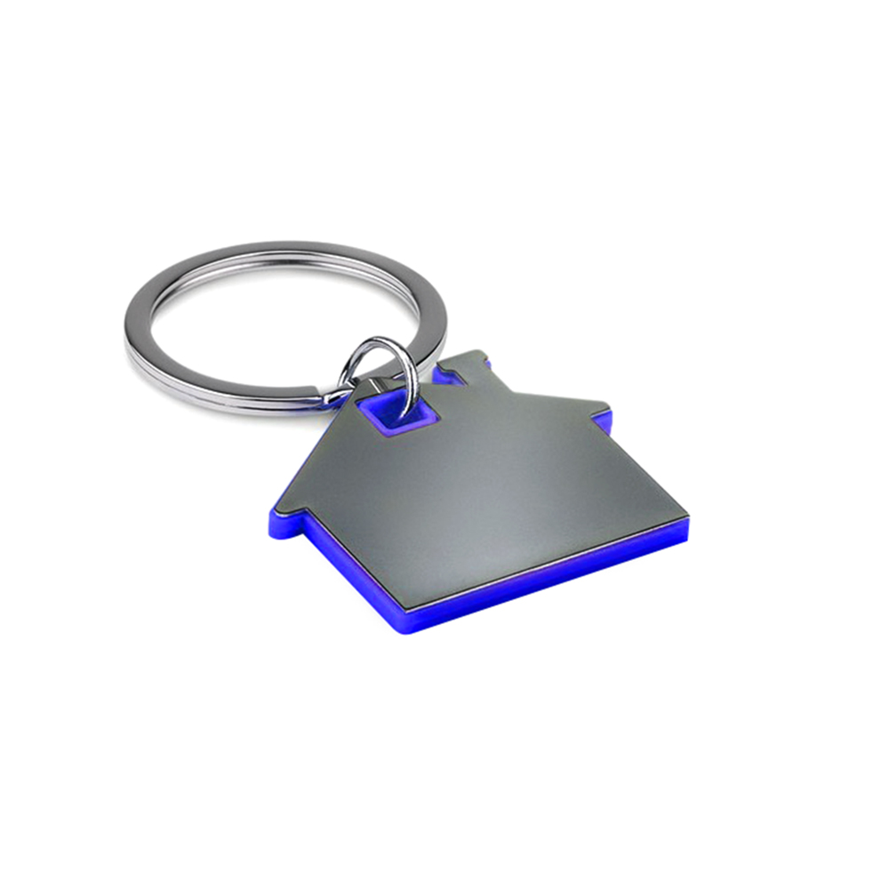 Брелок "Дом", металлический, синий - 2