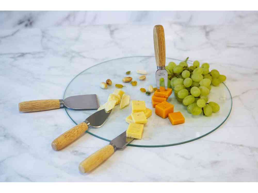Набор для сыра со стеклянной доской Gauda - 10