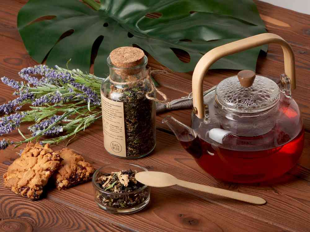 Чай черный, с соком имбиря, лавандой и мятой, мини - 4