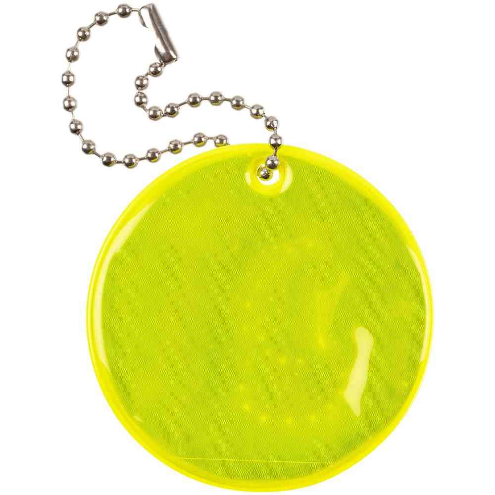Светоотражатель Spare Care, круг, желтый неон - 3