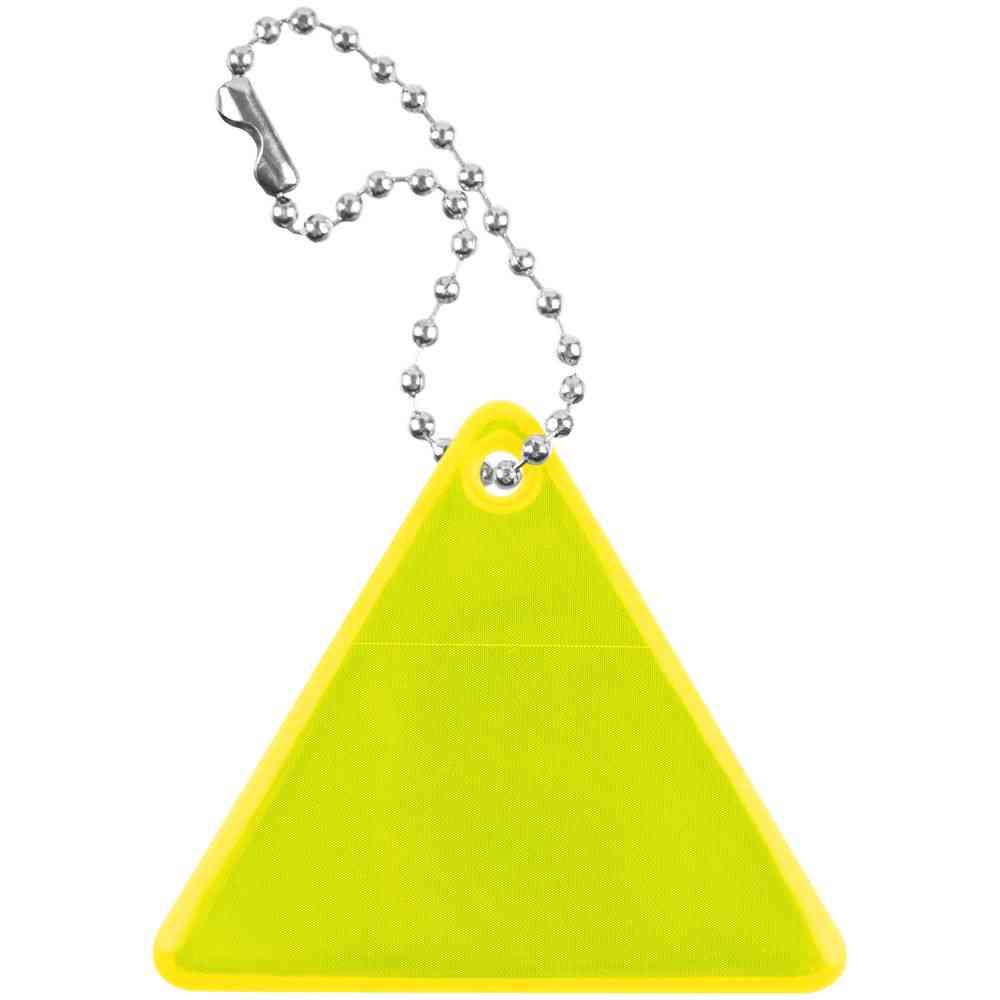 Светоотражатель Spare Care, треугольник, желтый неон - 2