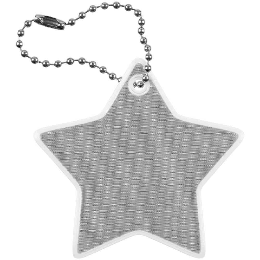 Светоотражатель Spare Care, звезда, серебристый - 3