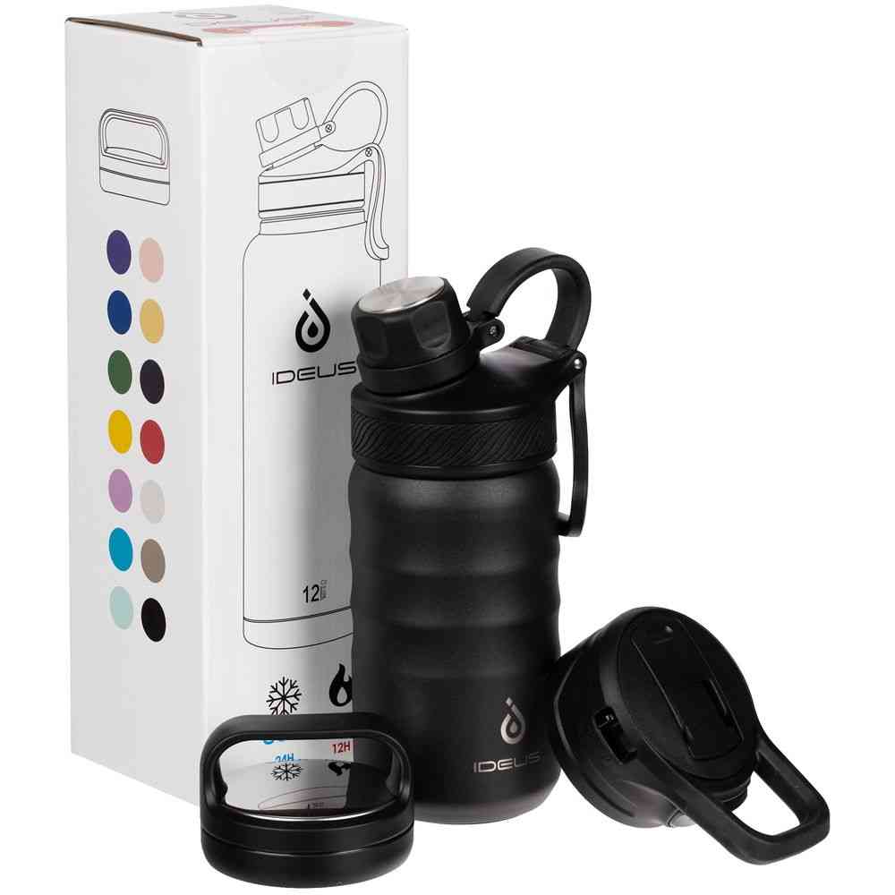 Термобутылка Fujisan, черная - 16