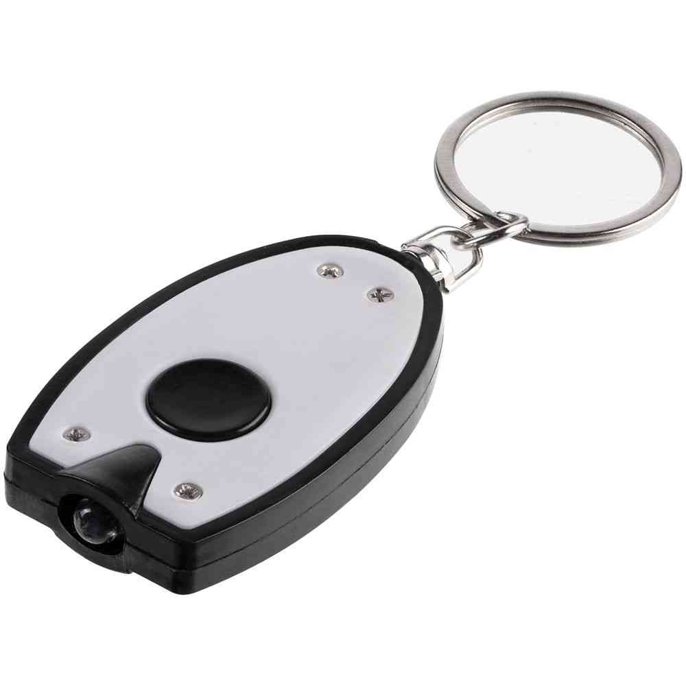 Брелок-фонарик Vivid, ver.2, белый с черным - 3