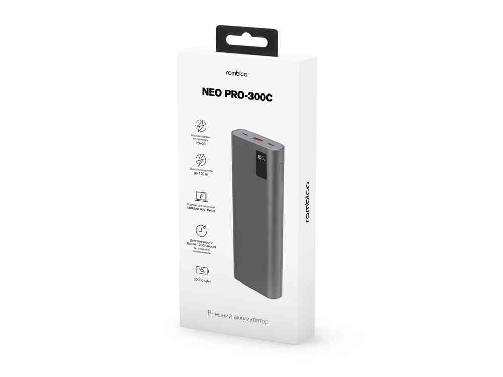 Внешний аккумулятор для ноутбуков NEO PRO-300C, 30000 mAh - 4