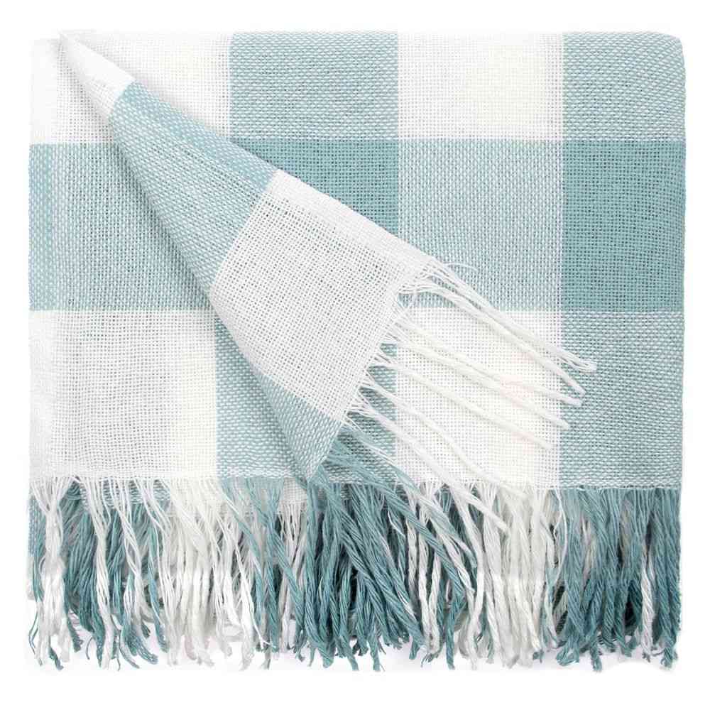 Плед London, бирюзовый - 2