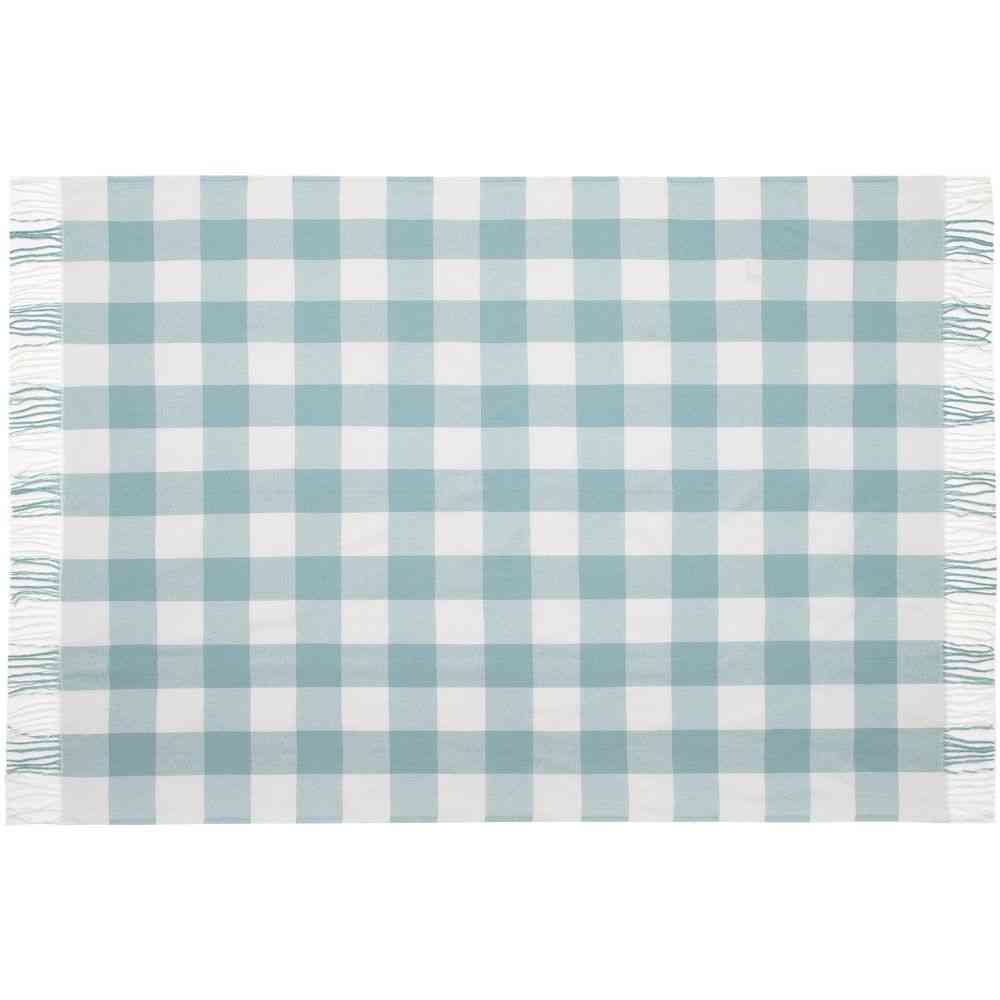 Плед London, бирюзовый - 5