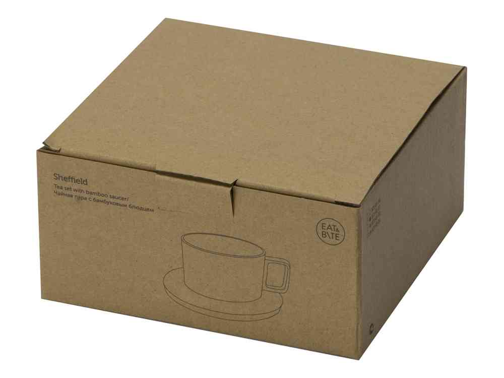 Чайная пара с бамбуковым блюдцем Sheffield - 7