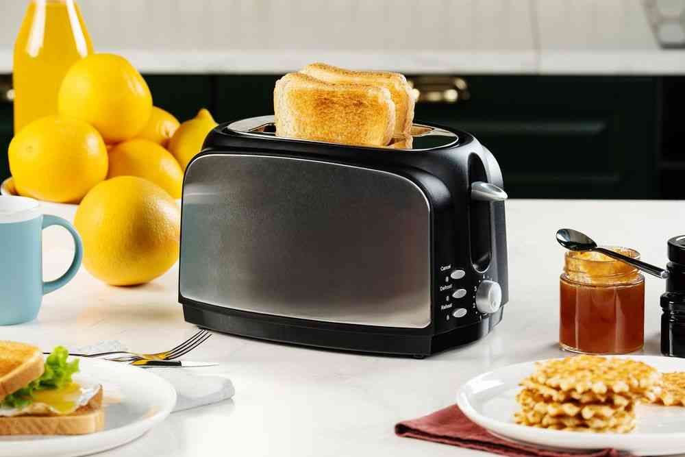 Электрический тостер Postre, серебристо-черный - 8