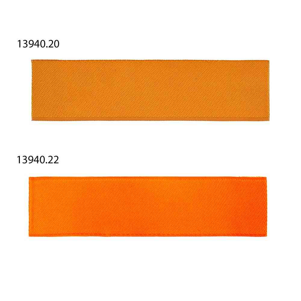 Лейбл тканевый Epsilon, S, оранжевый - 4