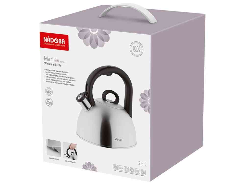 Чайник со свистком MARIKA, 2,5 л - 6