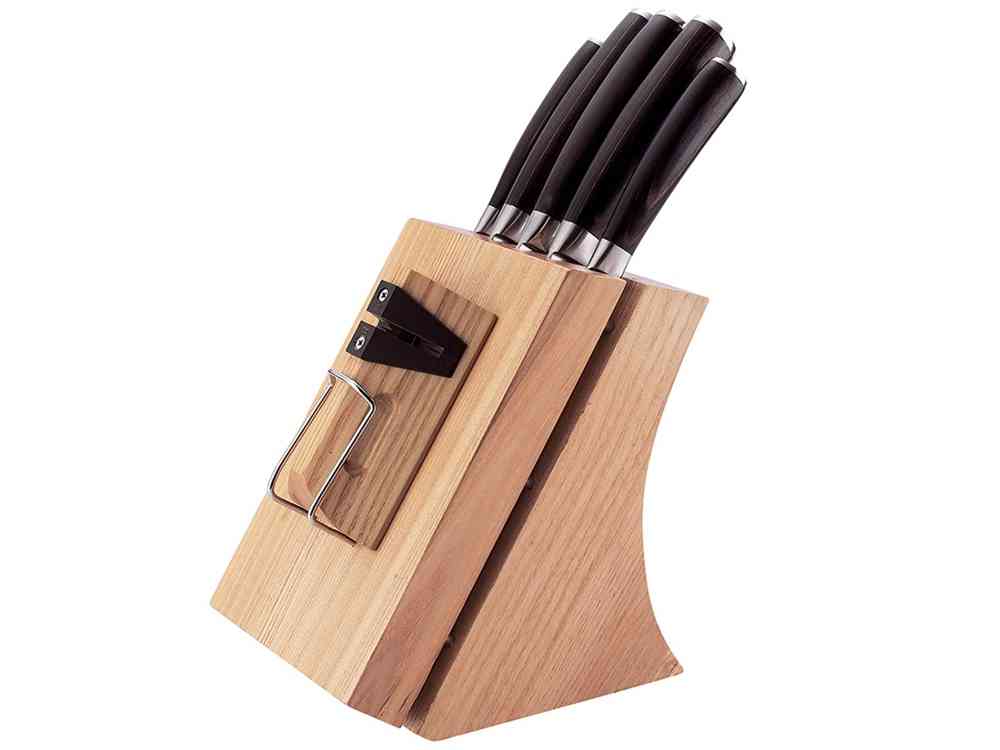 Набор из 5 кухонных ножей и блока для ножей с ножеточкой DANA - 3