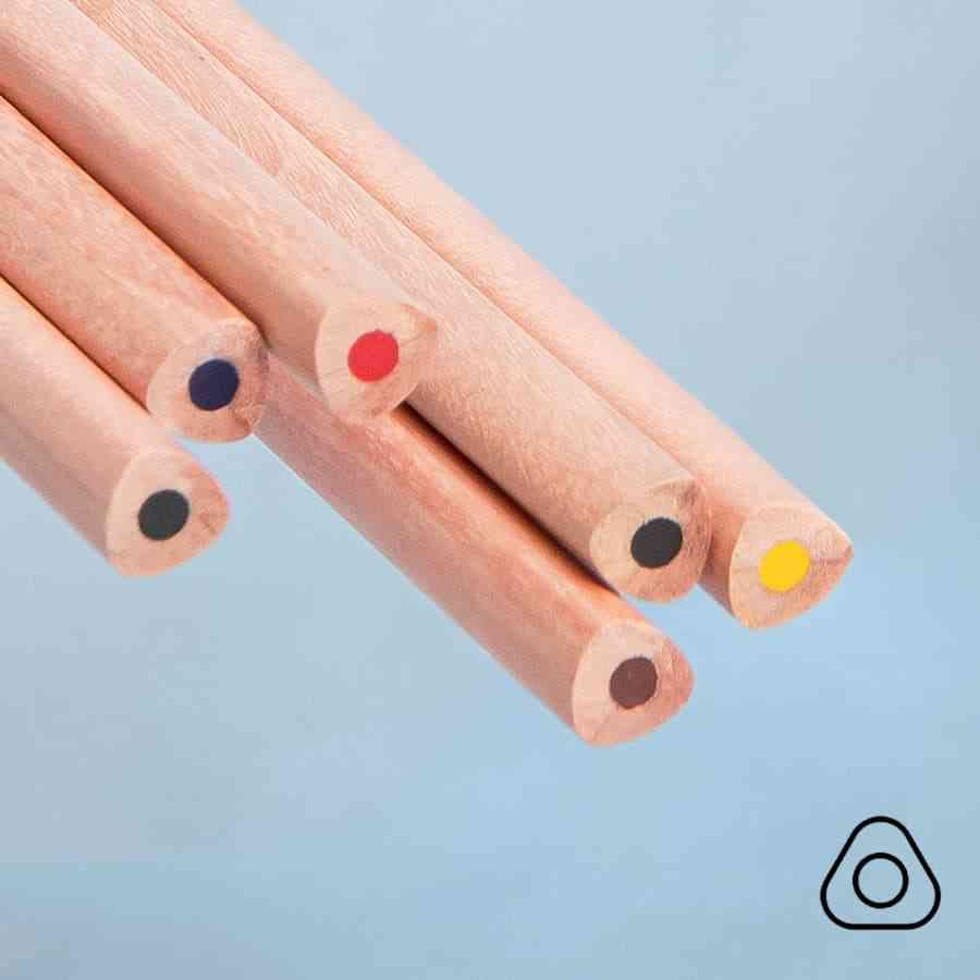 Набор цветных карандашей KINDERLINE small,6 цветов №1