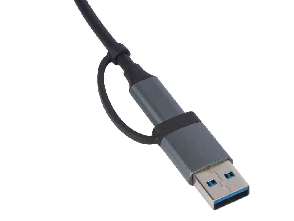 USB-хаб Link с коннектором 2-в-1 USB-C и USB-A, 2.0/3.0 - 4
