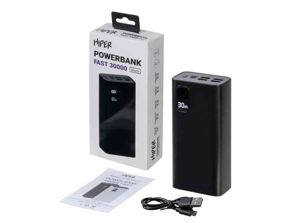 Портативный внешний аккумулятор FAST, 30000 mAh - 8