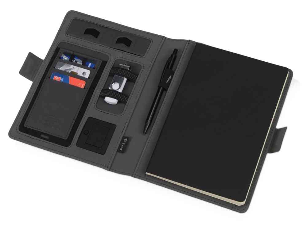 Органайзер с беспроводной зарядкой Powernote, 5000 mAh - 3