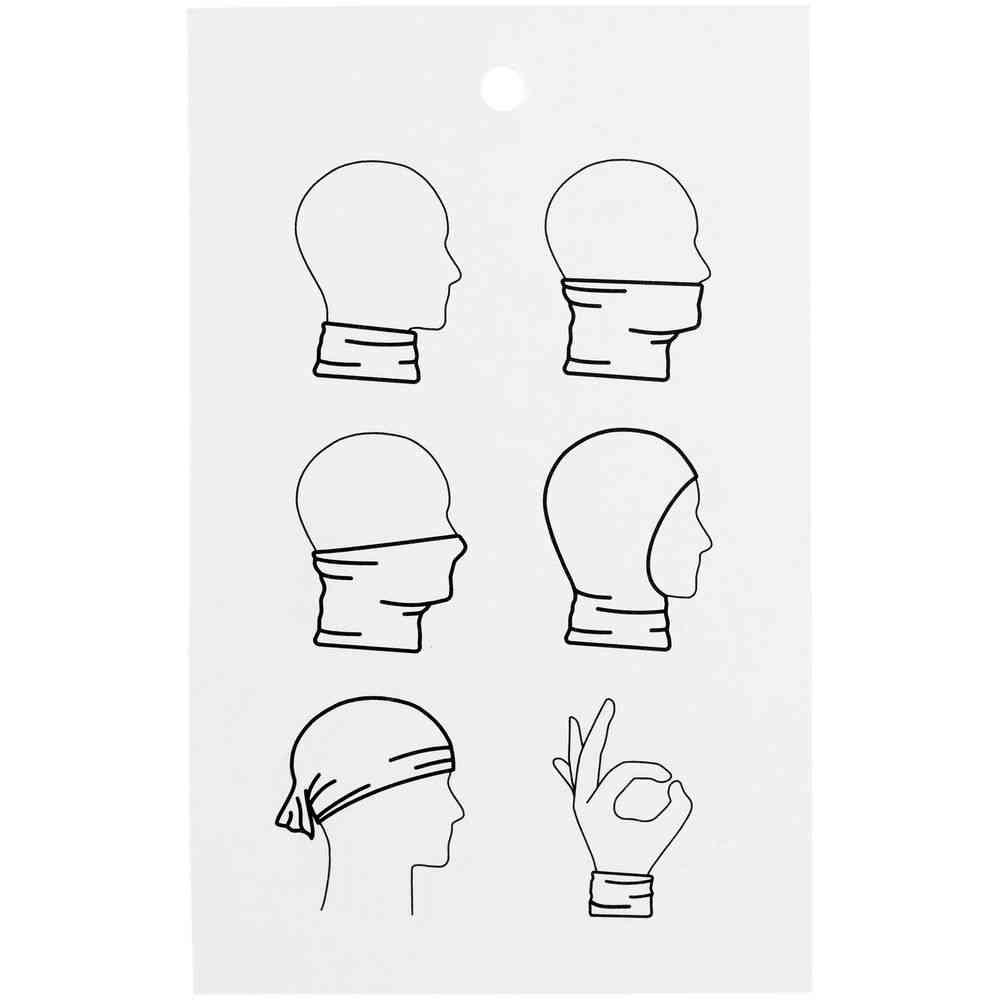 Многофункциональная бандана Dekko, бежевая - 4