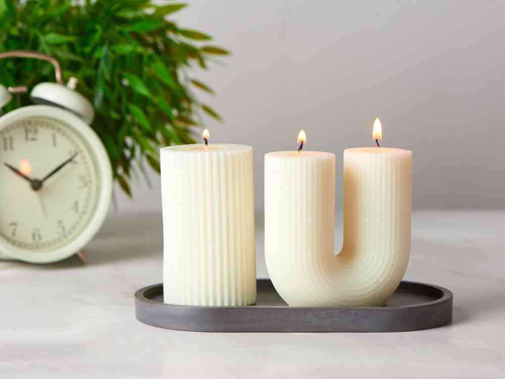 Набор свечей на подставке Aris - 11