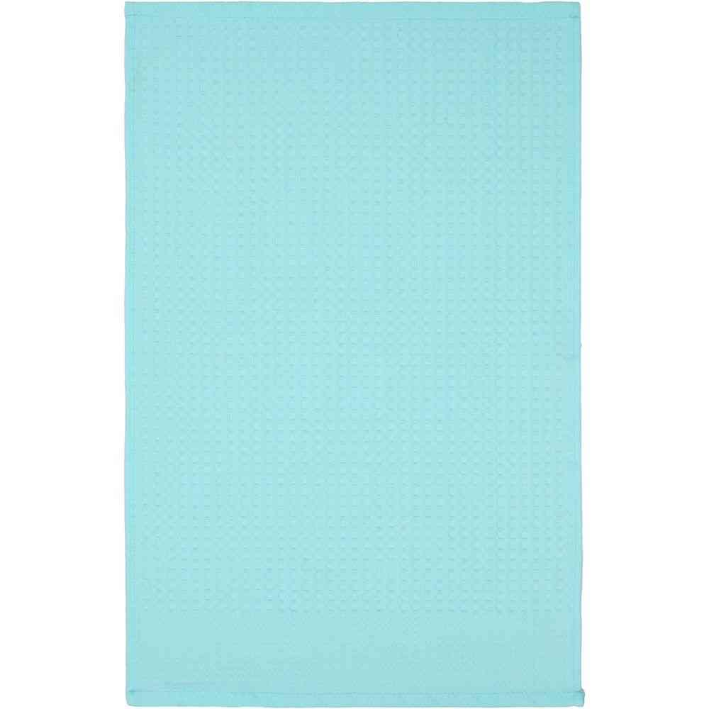 Полотенце вафельное «Деметра», малое, голубое (голубая мята) - 3