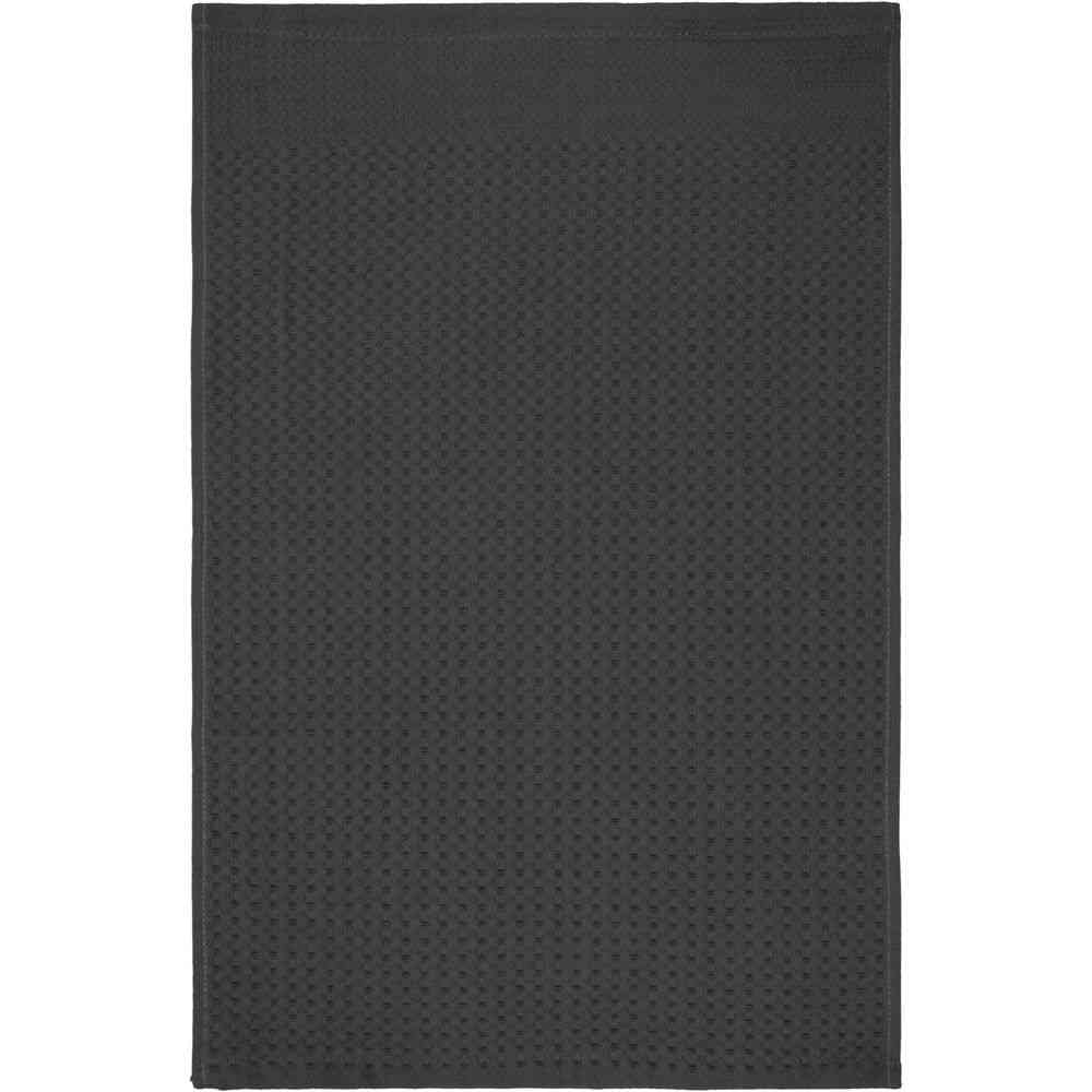 Полотенце вафельное «Деметра», малое, темно-серое - 3