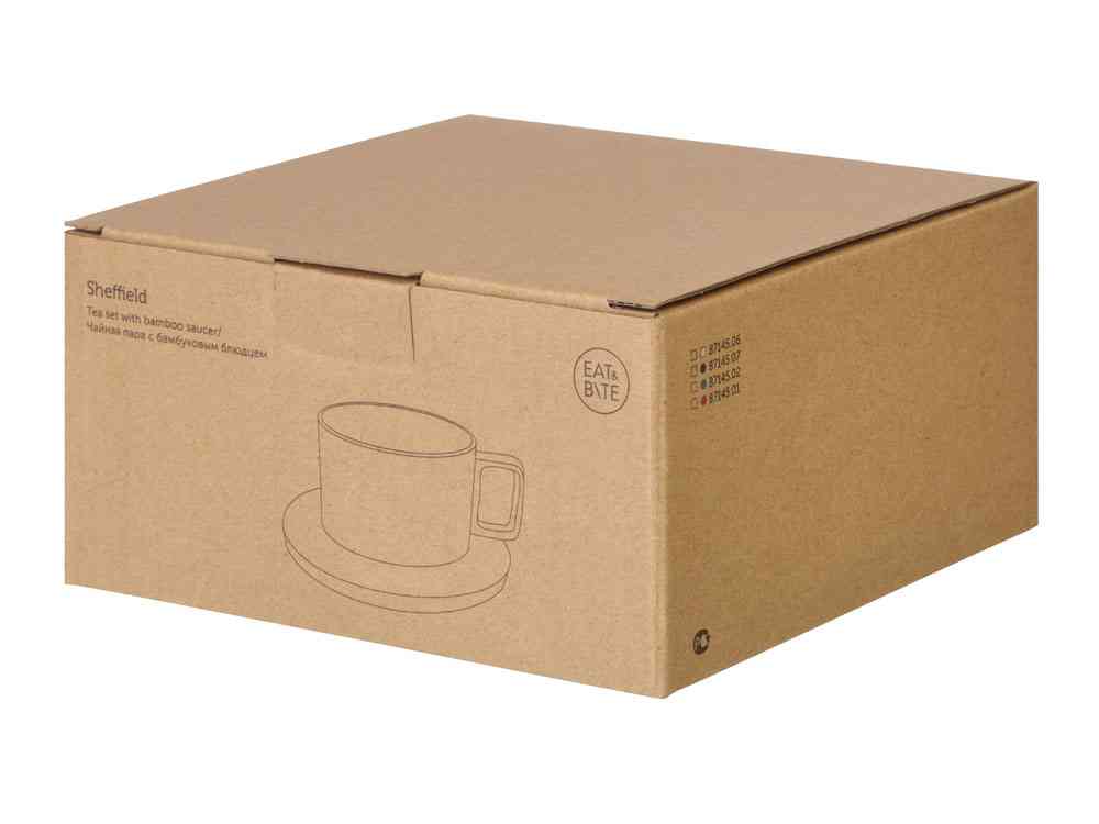 Чайная пара с бамбуковым блюдцем Sheffield - 5