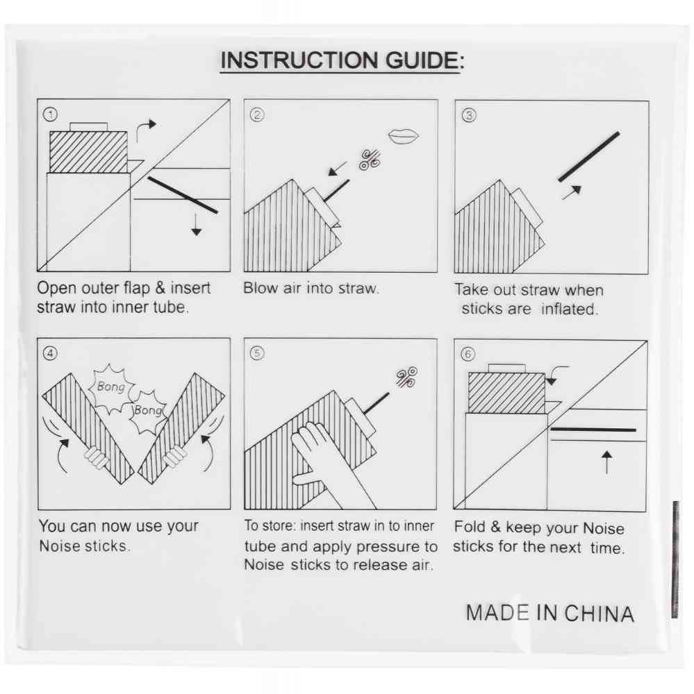 Палки-стучалки для болельщиков «Пошумим», белые - 5