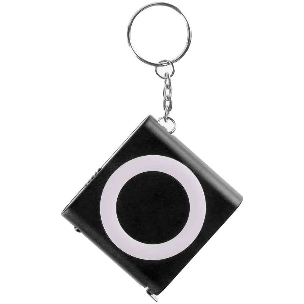 Брелок-фонарик с рулеткой Rule Tool, черный - 3