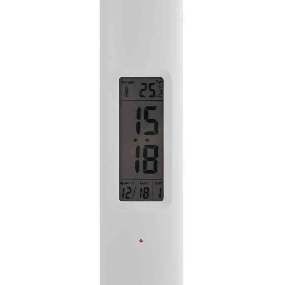 Настольная лампа с часами и календарем Office Torch ver.2, белая - 7