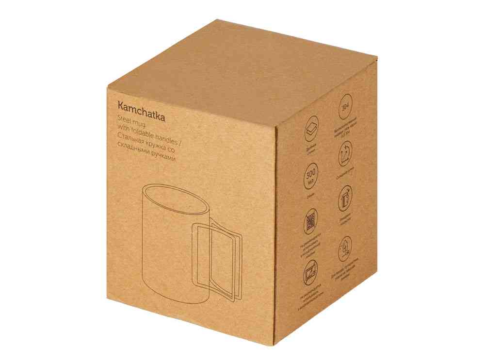 Стальная кружка со складными ручками Kamchatka - 6