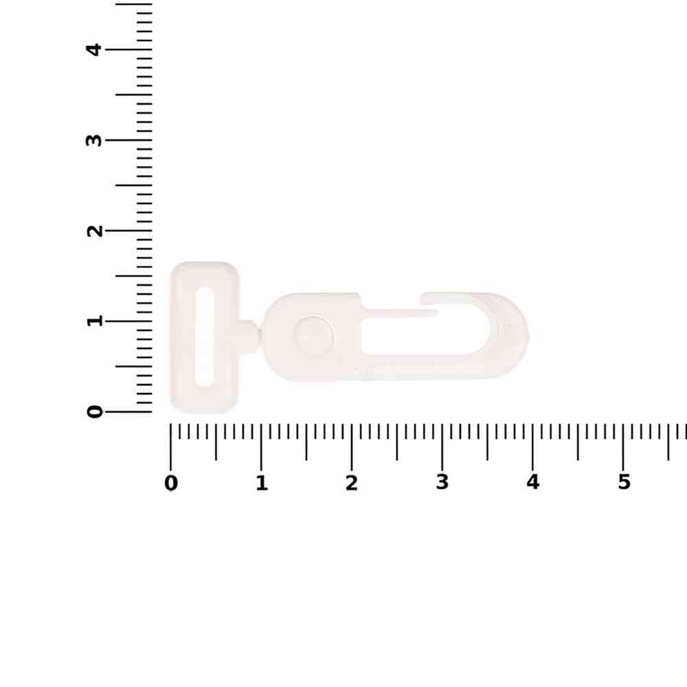 Застежка-карабин Сarabine, S, белый - 2