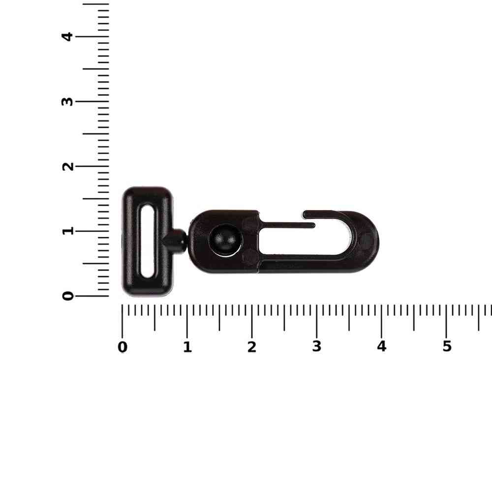 Застежка-карабин Сarabine, S, черный - 2