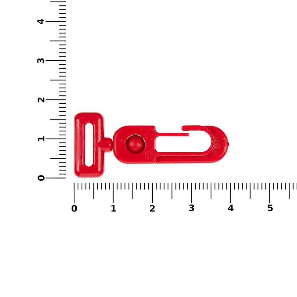 Застежка-карабин Сarabine, S, красный - 2