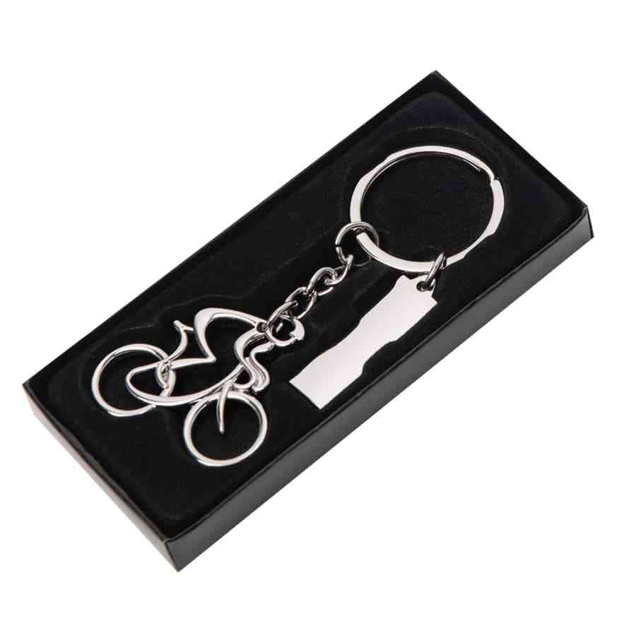 Брелок SILV CYCLIST; 4,0 x 4,0 x 0,4 см; металл - 2