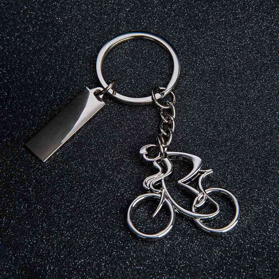 Брелок SILV CYCLIST; 4,0 x 4,0 x 0,4 см; металл - 4