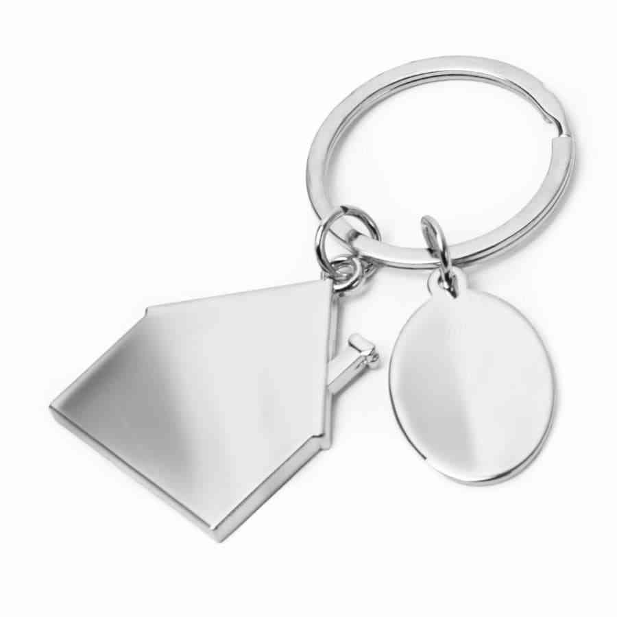 Брелок SILV HOME; 3,97 x 3,3 x 0,3 см; металл №1
