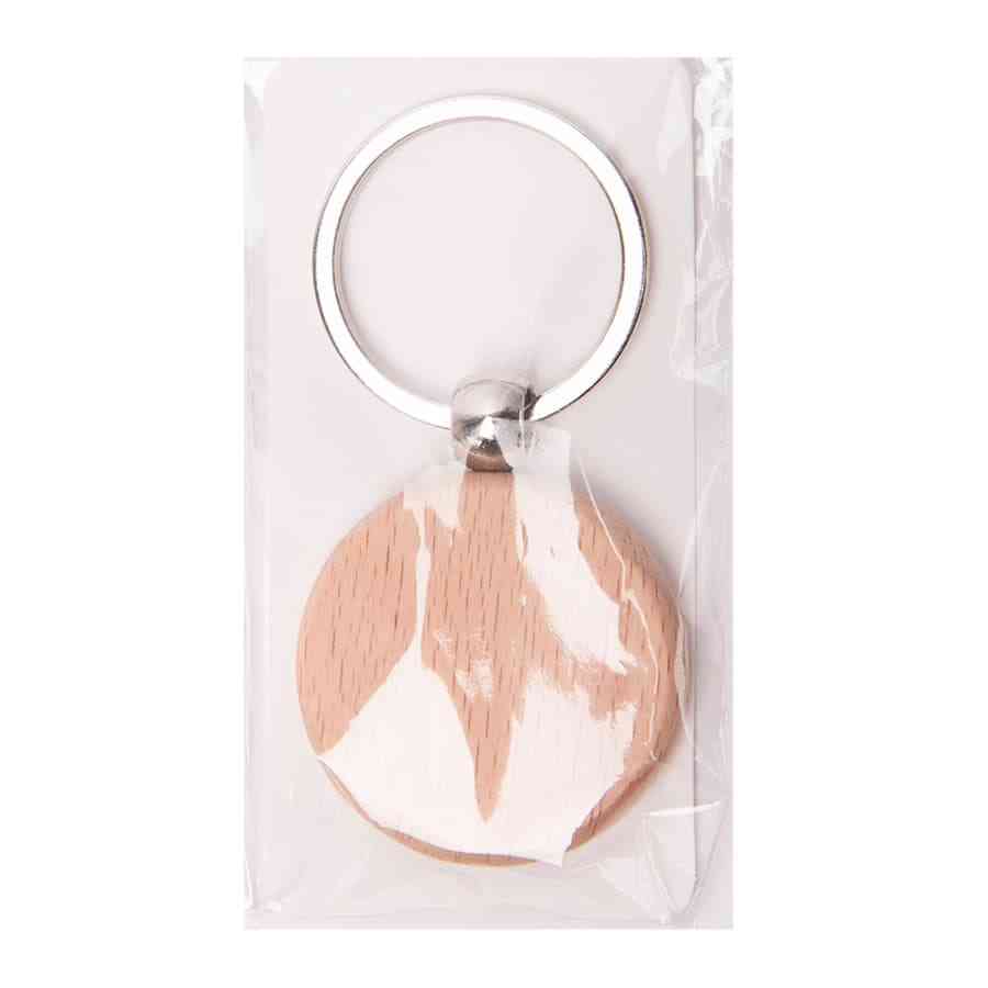 Брелок TIMBER CIRCLE; d = 4 см; дерево - 2