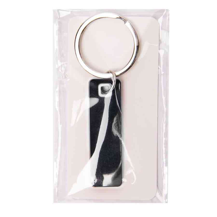 Брелок TONER STICK; 5,28 x 1,6 x 0,42 см; белый; металл/пластик - 2