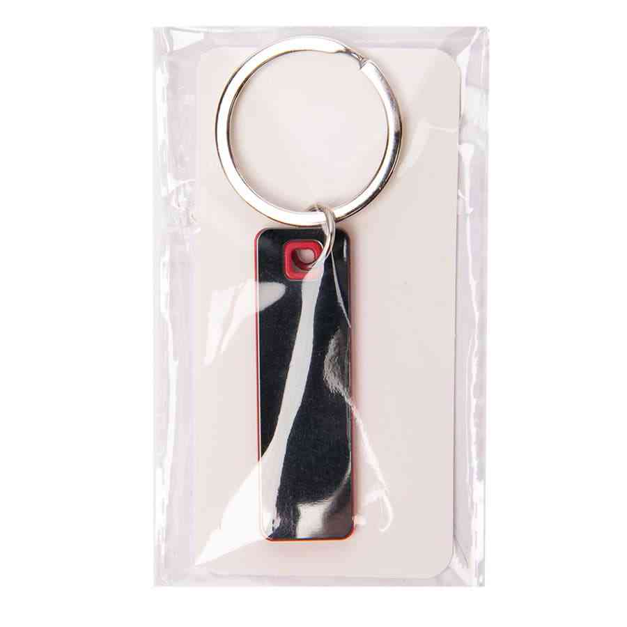 Брелок TONER STICK; 5,28 x 1.6 x 0,42 см; красный, металл/пластик - 2