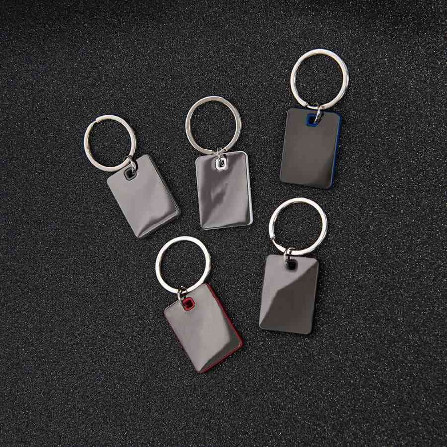 Брелок TONER TONED; 4 x 2,95 x 0,38 см; серый; металл/пластик - 3