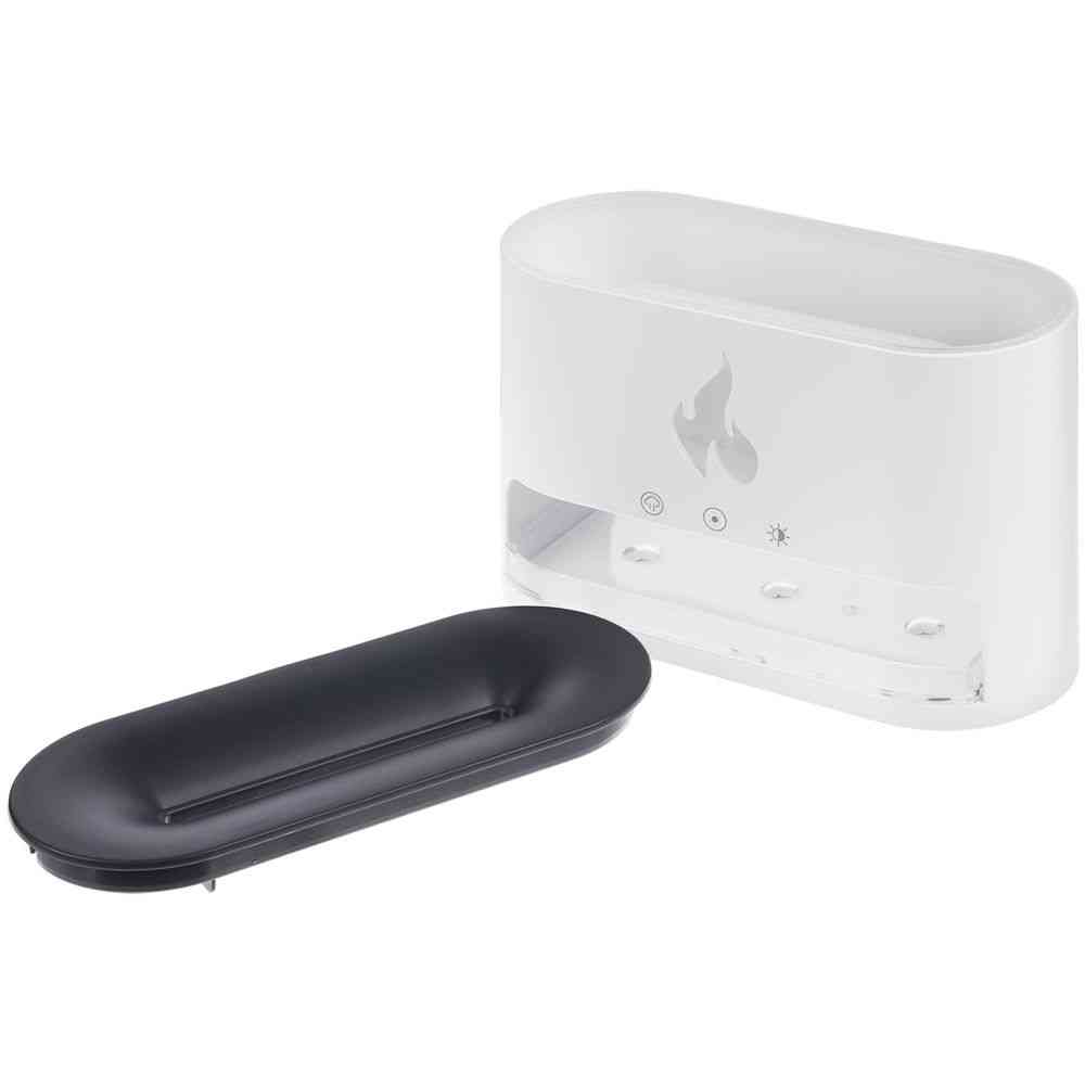 Увлажнитель-ароматизатор Fusion Blaze с имитацией пламени, белый - 6