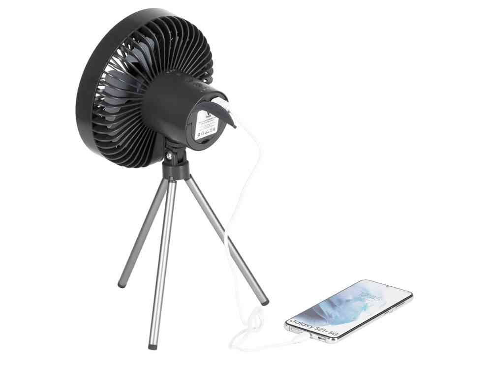 Портативный вентилятор с фонарем Jon - 3